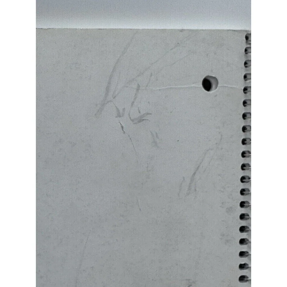 Vintage Pirates of the Caribbean Disney Spiral Notebook Captain Jack Sparrow